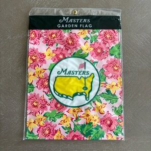 NWT 2025 Masters Garden Flag with Floral Design